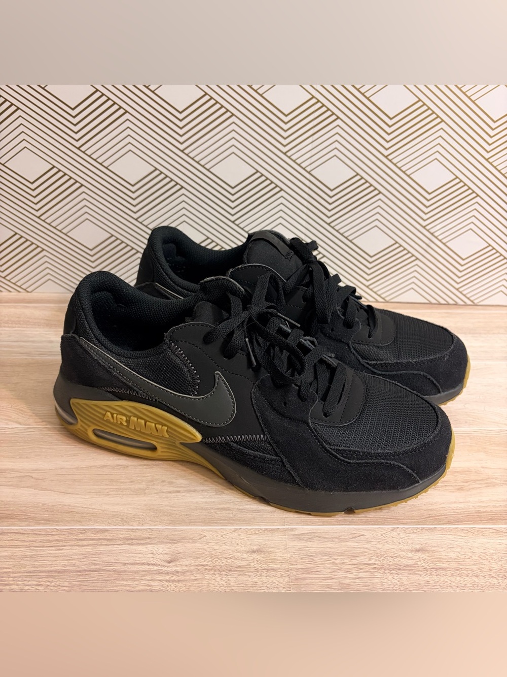 Nike Air Max Excee Shoes Black Anthracite Gum HV0928-010 Men's Size 10.5